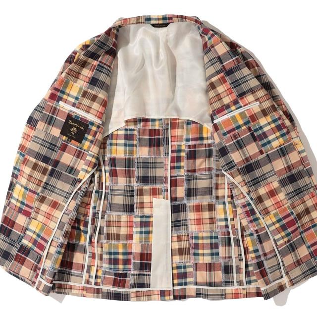 シップス（SHIPS）/Southwick: CAMBRIDGE パッチワーク マドラス