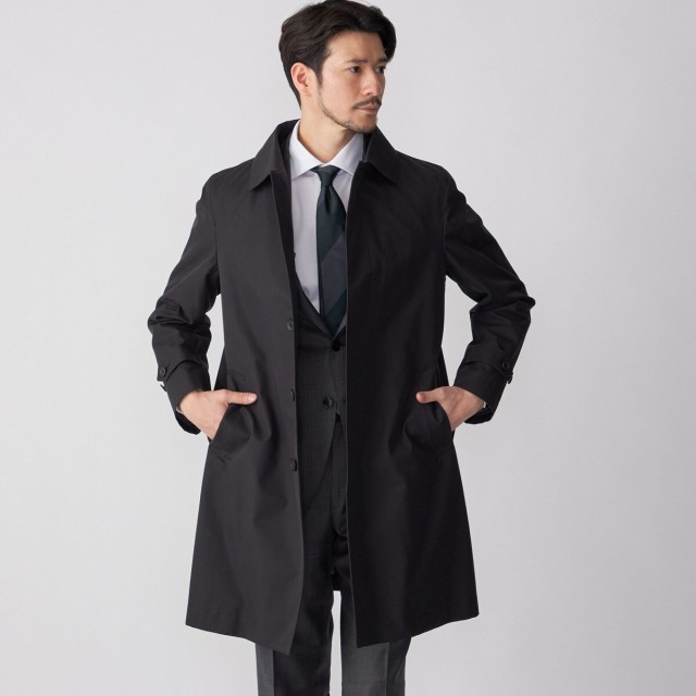 SHIPS オルメテックス ステンカラーコート CASHPAD ネイビー L シップス（SHIPS）/SHIPS: 23FW オルメテックス ステンカラー