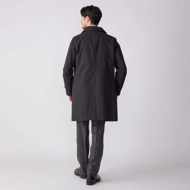 定価約7万 美品 SHIPS×SOFILETA ブラック ステンカラーコート シップス（SHIPS）/SHIPS: 23FW オルメテックス ステンカラー