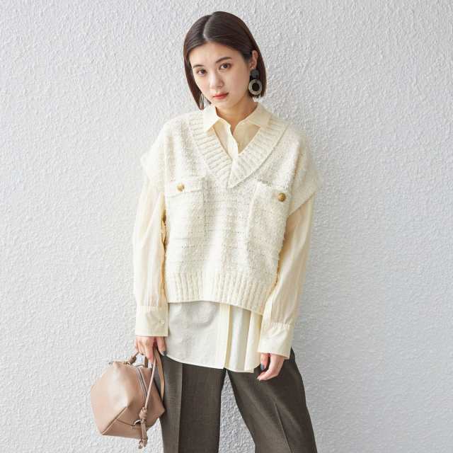 シップス（SHIPS）/〈手洗い可能〉ニット ツイード Vネック ベスト ◇の通販はau PAY マーケット - Brand Square by  OIOI （ブランドスクエアbyマルイ） | au PAY マーケット－通販サイト