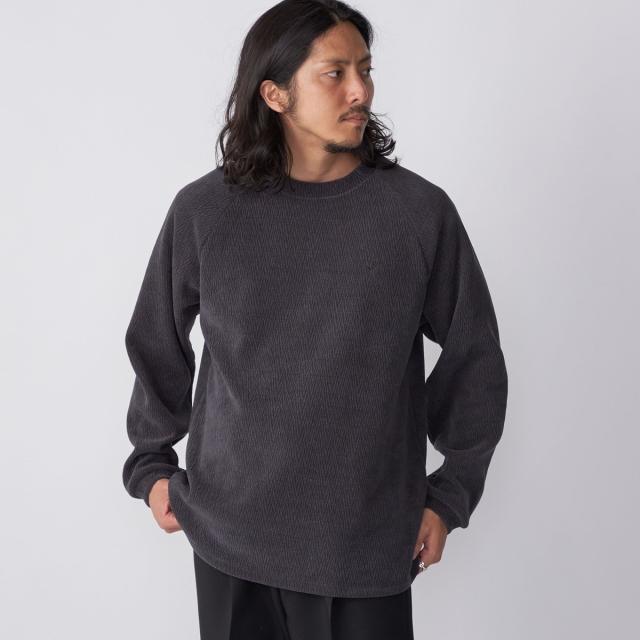 シップス（SHIPS）/*SHIPS: ワンポイント ロゴ ベロア サーマル