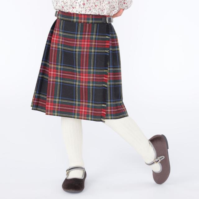 シップス（SHIPS）/O’NEIL of DUBLIN:100〜130cm / ウール チェック キルト スカート 8,085円
