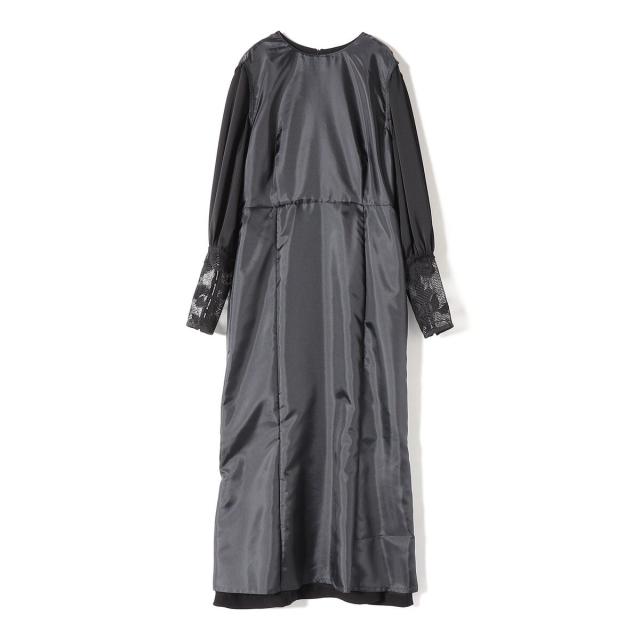 シップス（SHIPS）/《追加予約》【SHIPS別注】kaene:ブラック フォーマル レース スリーブ ワンピース（セレモ