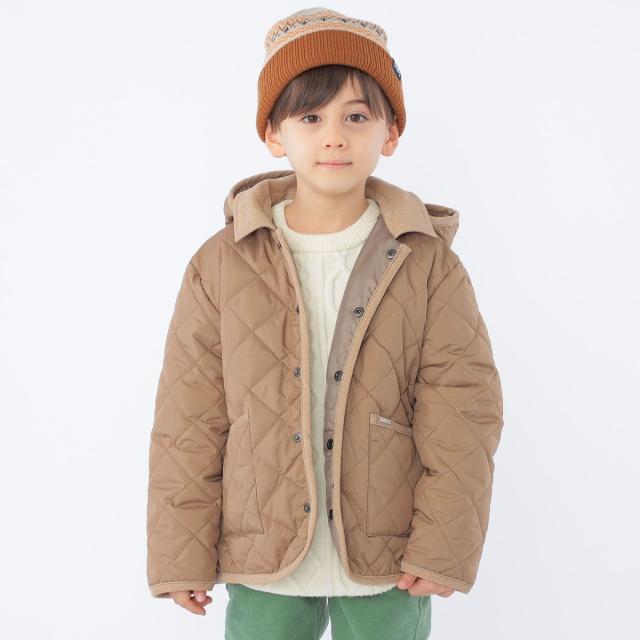 シップス（SHIPS）/SHIPS KIDS:100〜130cm /〈撥水/手洗い可能〉キルト フード ジャケット_2