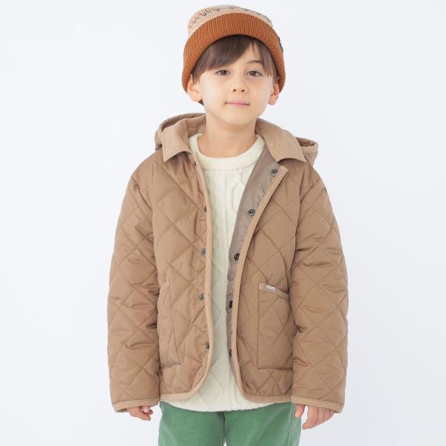 シップス（SHIPS）/SHIPS KIDS:100〜130cm /〈撥水/手洗い可能〉キルト フード ジャケット_3