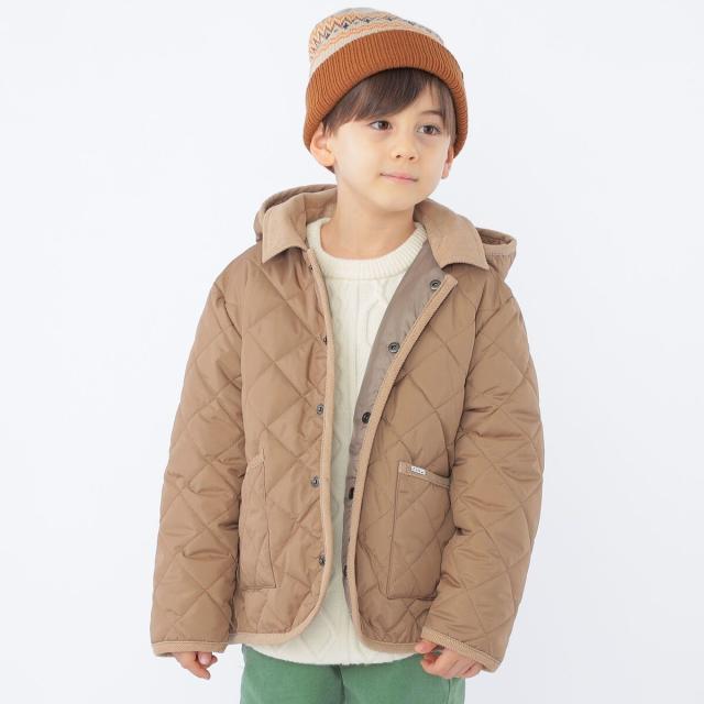 シップス（SHIPS）/SHIPS KIDS:100〜130cm /〈撥水/手洗い可能〉キルト フード ジャケット_4