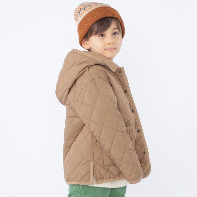 シップス（SHIPS）/SHIPS KIDS:100〜130cm /〈撥水/手洗い可能〉キルト フード ジャケット_5