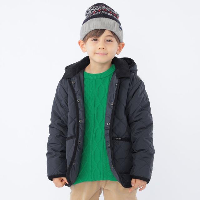 シップス（SHIPS）/SHIPS KIDS:100〜130cm /〈撥水/手洗い可能〉キルト フード ジャケット_12