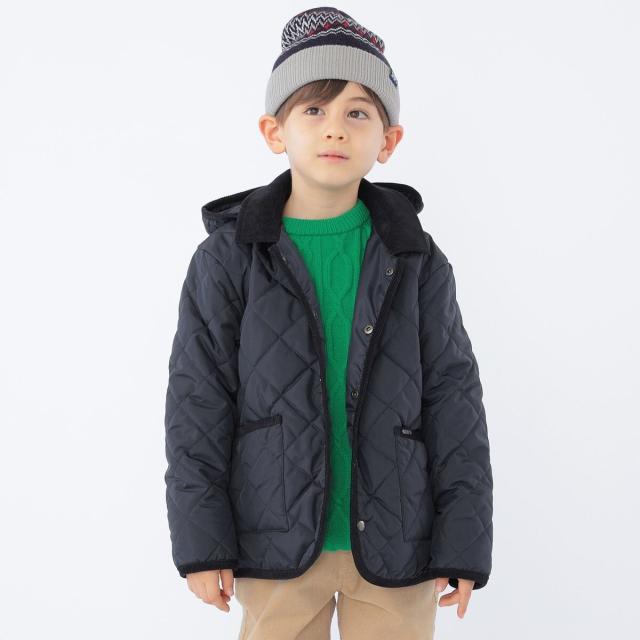 シップス（SHIPS）/SHIPS KIDS:100〜130cm /〈撥水/手洗い可能〉キルト フード ジャケット_14