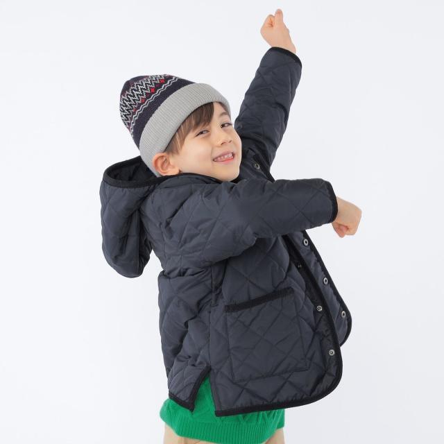 シップス（SHIPS）/SHIPS KIDS:100〜130cm /〈撥水/手洗い可能〉キルト フード ジャケット_16