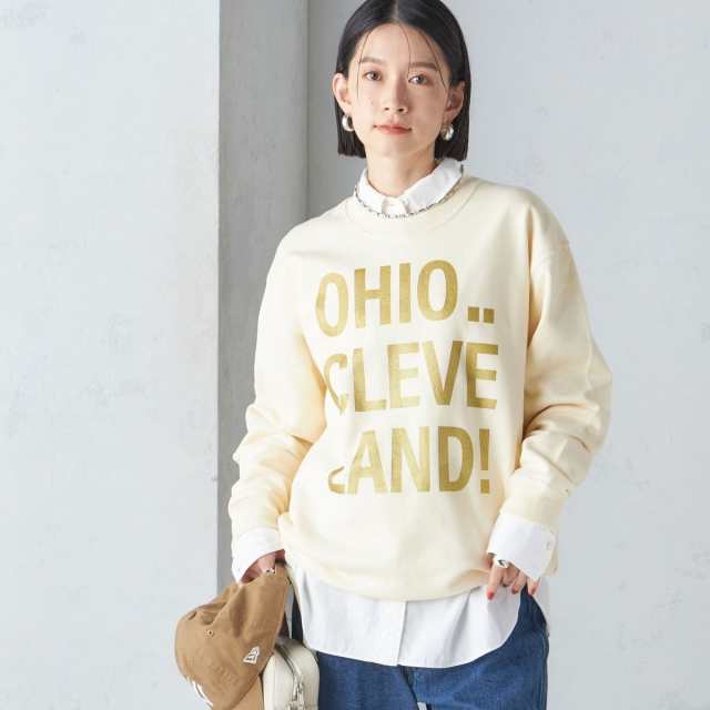 シップス（SHIPS）/【SHIPS別注】Odub:〈手洗い可能〉メタリック ロゴ スウェット 24SS ◇