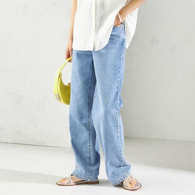 シップス（SHIPS）/〈洗濯機可能〉ストレート フィット デニム パンツ