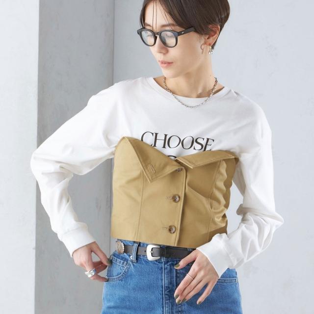 シップス（SHIPS）/〈手洗い可能〉トレンチ ディテール ビスチェ 24SS ◇の通販は 8,480円