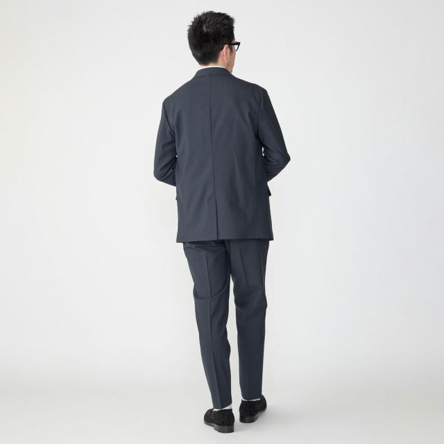 604SERVICE セットアップ販売 ポリエステルストレッチ 小紋ドビーセットアップパンツ（07