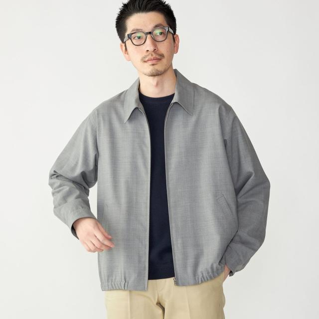 シップス（SHIPS）/SHIPS: 〈手洗い可能・ストレッチ・防シワ〉シャツ ジップ ブルゾンの通販は