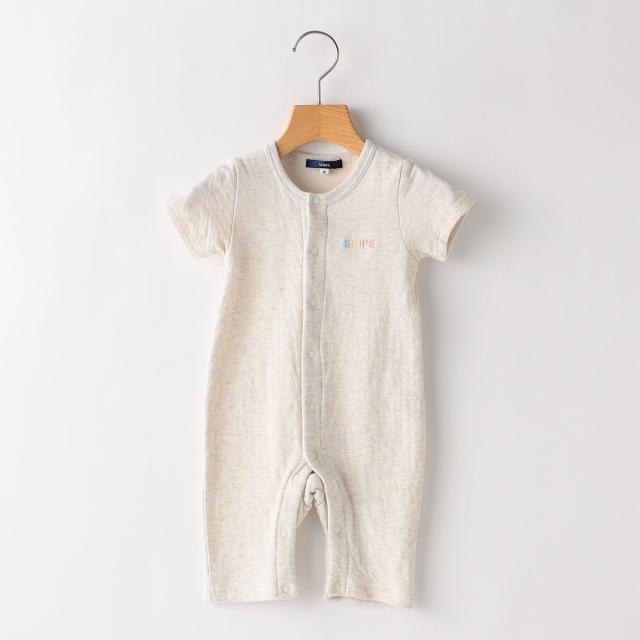 シップス（SHIPS）/SHIPS KIDS:70〜80cm / ロゴ 半袖 ロンパース 6,732円