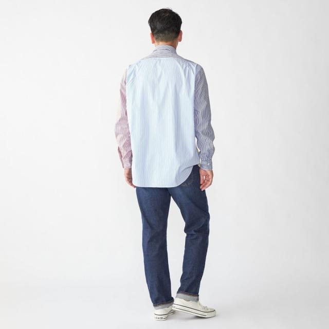 シップス（SHIPS）/Southwick Gate Label: ボタンダウン ブロード ストライプ シャツ