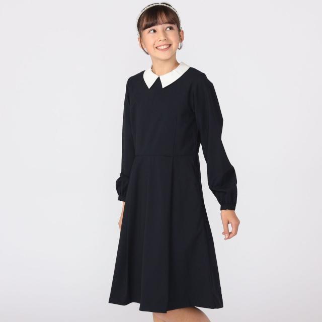 シップス（SHIPS）/SHIPS KIDS:150〜160cm / セレモニー ストレッチ フレア ワンピース_9