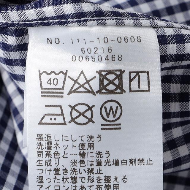 シップス（SHIPS）/SHIPS: イージーアイロン ワイドカラー ギンガムチェック シャツ_8
