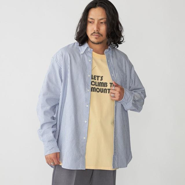 シップス（SHIPS）/SHIPS: スーピマ コットン ボタンダウン オックスフォード ロングスリーブ シャツ_9