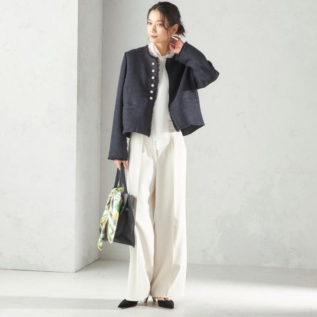 シップス（SHIPS）/《一部追加予約》〈手洗い可能〉オーガンジー リボン ブラウス