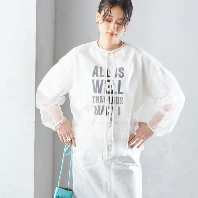 シップス（SHIPS）/〈手洗い可能〉ソフト チュール 袖 ボリューム 2WAY ブラウス◇の通販は