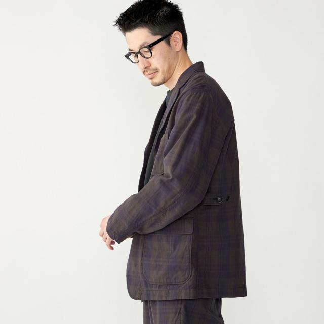 シップス（SHIPS）/SHIPS: 〈セットアップ対応〉ダークトーン チェック コットン シャツ ジャケット_10