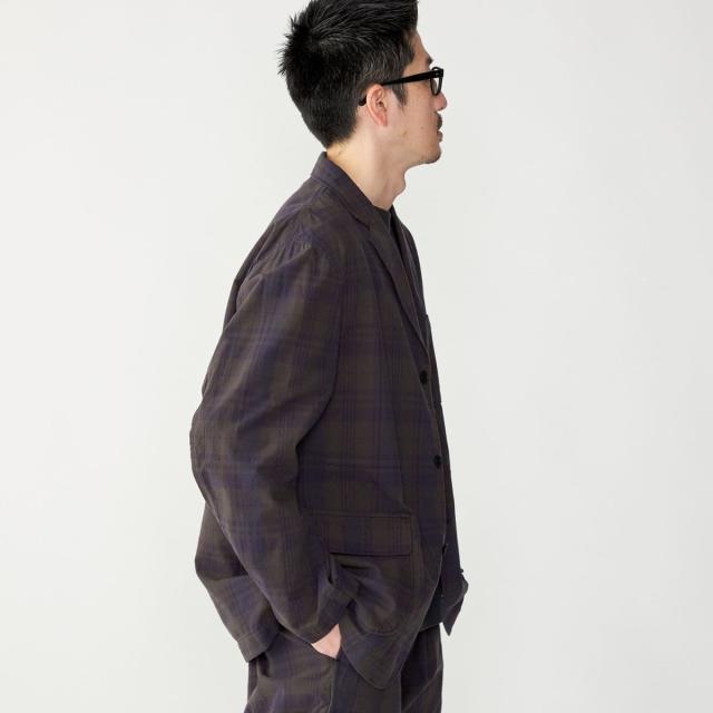 シップス（SHIPS）/SHIPS: 〈セットアップ対応〉ダークトーン チェック コットン シャツ ジャケット_12