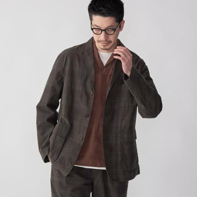 シップス（SHIPS）/SHIPS: 〈セットアップ対応〉ダークトーン チェック コットン シャツ ジャケット_14