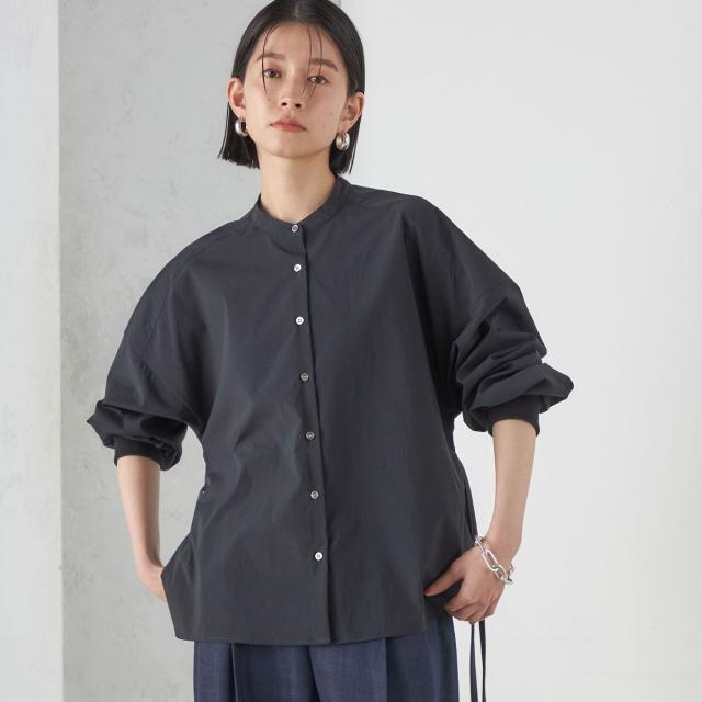 Wai＋:〈手洗い可能〉タイプライター タック オーバーシャツ ◇ シップス（SHIPS）/Wai＋:〈手洗い可能〉タイプライター タック