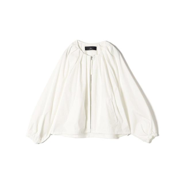 シップス（SHIPS）/SHIPS Primary Navy Label:〈手洗い可能〉タイプライター ギャザー ブルゾンの通販は