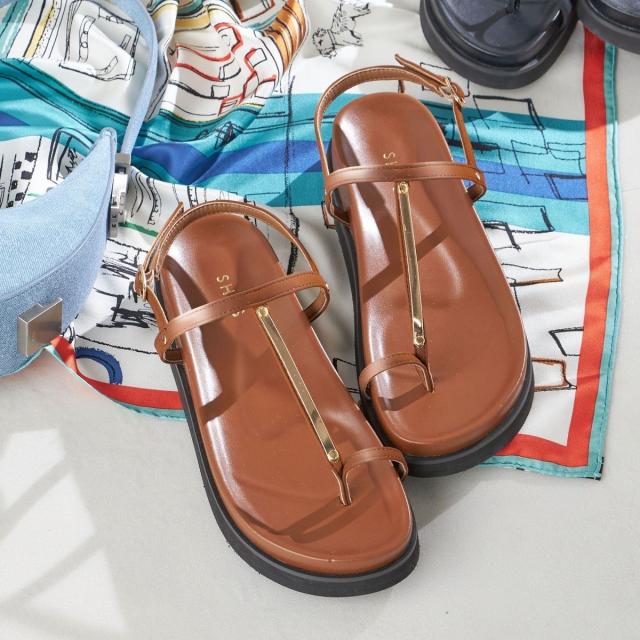 シップス（SHIPS）/Tストラップ サンダル