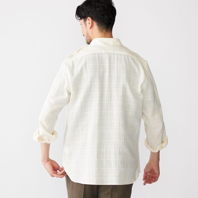 シップス（SHIPS）/【SHIPS別注】G．ROVER: シアー チェック サファリシャツの通販は