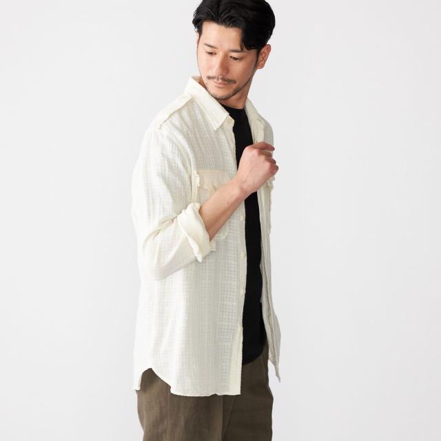 シップス（SHIPS）/【SHIPS別注】G．ROVER: シアー チェック サファリシャツの通販は