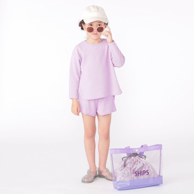 シップス（SHIPS）/SHIPS KIDS:120〜150cm / フラワー ラッシュガード 3点 ビキニセット