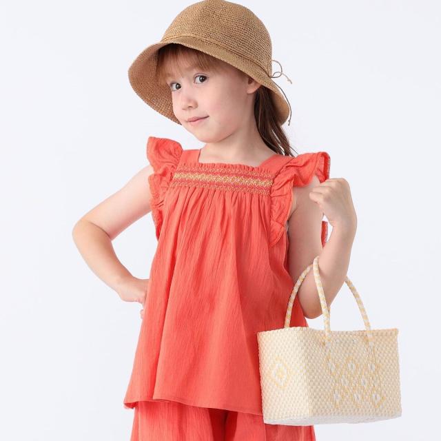 シップス（SHIPS）/SHIPS KIDS:100〜130cm / スモッキング フリル ブラウス