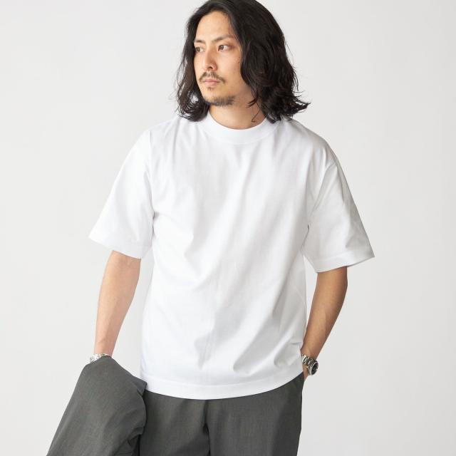 シップス（SHIPS）/SHIPS: ハイゲージ クルーネック ポンチ Tシャツ