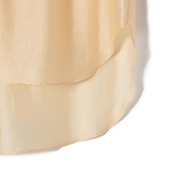 シップス(SHIPS)/〈手洗い可能〉オーガンジー リボン ノースリーブ ブラウスの通販は シップス(SHIPS)/〈手洗い可能〉オーガンジー リボン ノースリーブ ブラウスの通販は