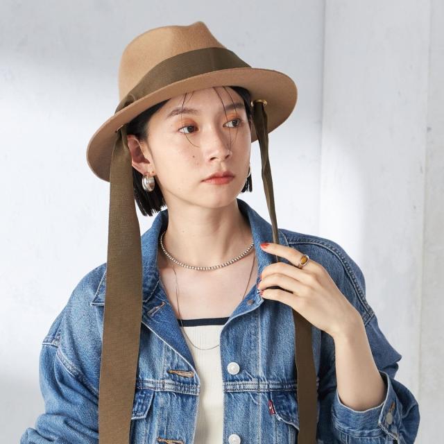 シップス（SHIPS）/GRILLO:リボン ハット