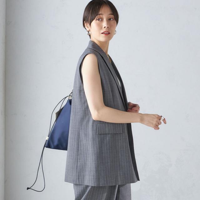 シップス（SHIPS）/ウール混 ボックス テーラード ジレ_18