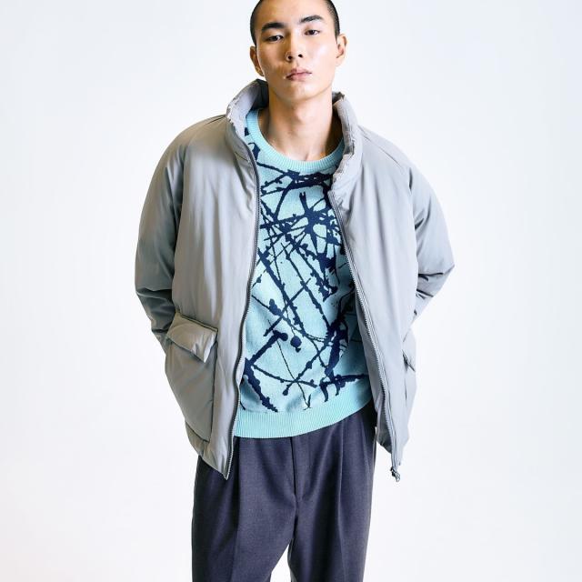 シティ アンビエント プロダクツ（City Ambient Products）/City Ambient Products:〈撥水〉ダブルポケット 中綿 スタンドカラー ブル…