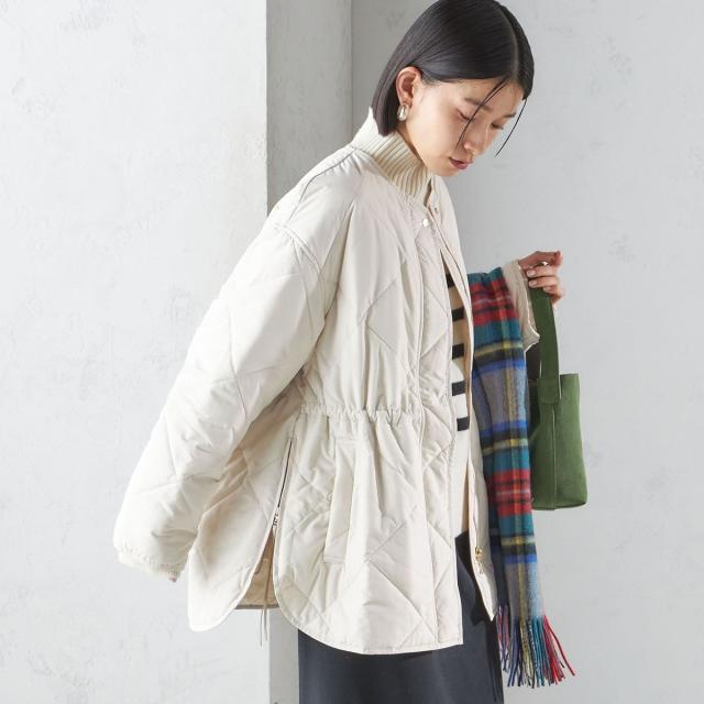 シップス（SHIPS）/《一部予約》〈手洗い可能〉キルティング サイドジップ ブルゾン