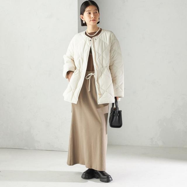 シップス（SHIPS）/《一部予約》〈手洗い可能〉キルティング サイドジップ ブルゾン