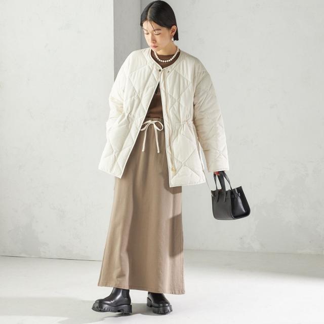 シップス（SHIPS）/《一部予約》〈手洗い可能〉キルティング サイドジップ ブルゾン