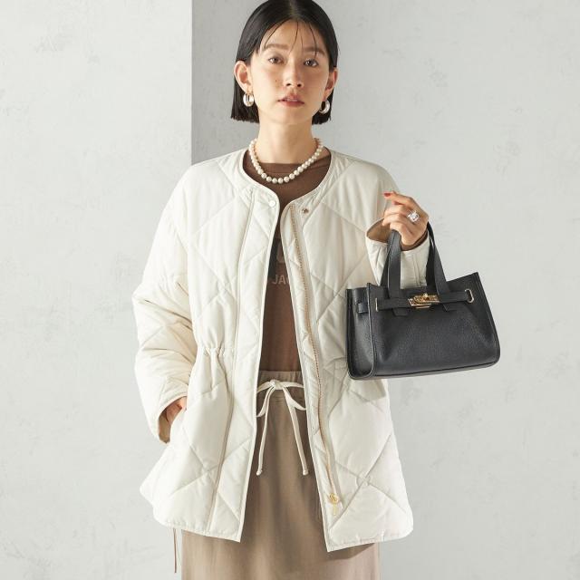 シップス（SHIPS）/《一部予約》〈手洗い可能〉キルティング サイドジップ ブルゾン