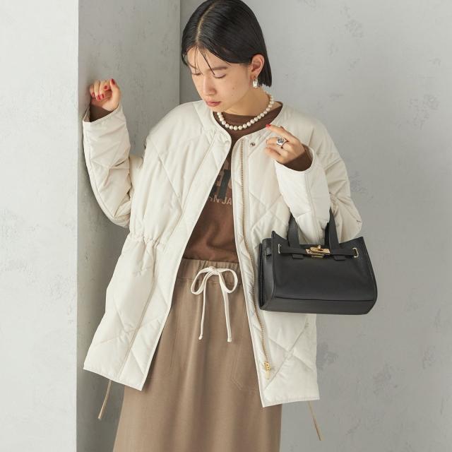 シップス（SHIPS）/《一部予約》〈手洗い可能〉キルティング サイドジップ ブルゾン