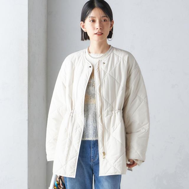 シップス（SHIPS）/《一部予約》〈手洗い可能〉キルティング サイドジップ ブルゾン