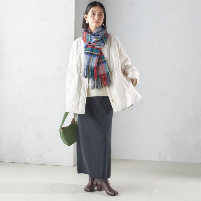 シップス（SHIPS）/《一部予約》〈手洗い可能〉キルティング サイドジップ ブルゾン