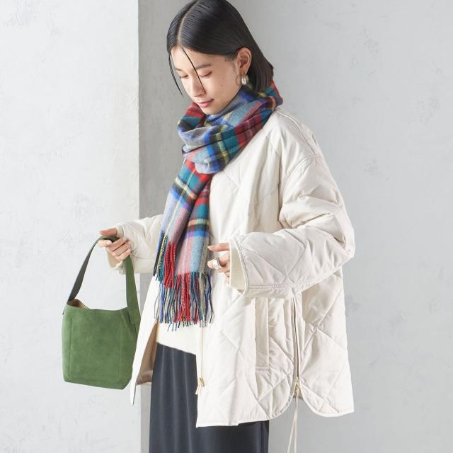 シップス（SHIPS）/《一部予約》〈手洗い可能〉キルティング サイドジップ ブルゾン