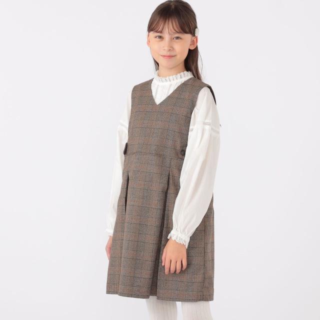 シップス（SHIPS）/SHIPS KIDS:140〜150cm / チェック ジャンパー スカート_9